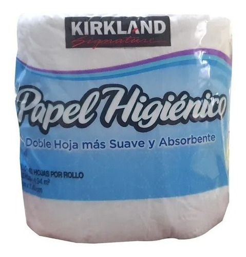 Imagen 2 de 3 de Papel Higiénico Kirkland Doble Hoja 425 Hojas Por Rollo