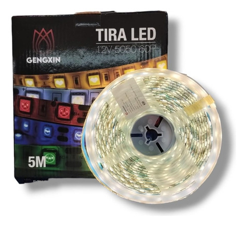 Tira Led Blanco Calido 12v - 5050 60p 5m