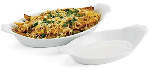 Essentials Porcelana Au Gratin Juego Plato (2 Piezas)