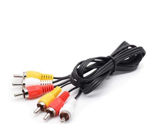 Cable Rca Mx3 3 Pie Audio Video Conector Tipo Baja Para