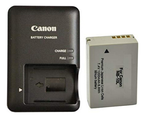 Canon Cb-2lc Cargador Para Canon Nb-10l De Ion De Litio Comp