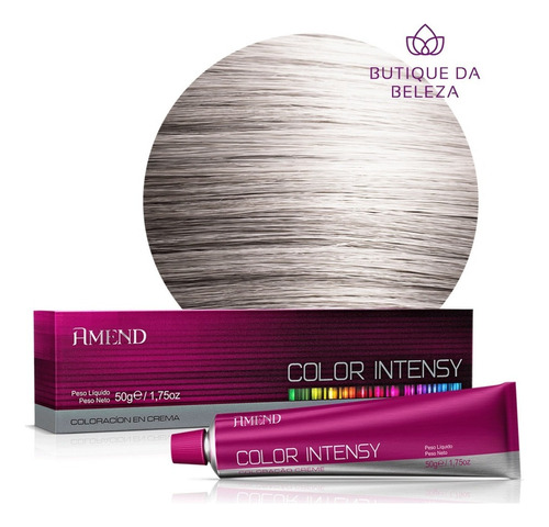 Coloração Cinza 0.1 Intensificador Color Intensy Amend 50g Tom 0.1 cinza