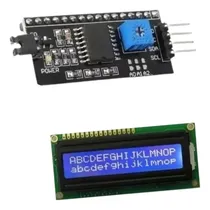 Comprar Display Lcd 16x2 1602 Backlight Azul + Modulo I2c - 10 Peças