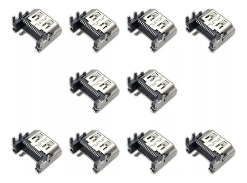 10 Conectores De Entrada Hdmi Compatível Com Ps4 Slim E Pro