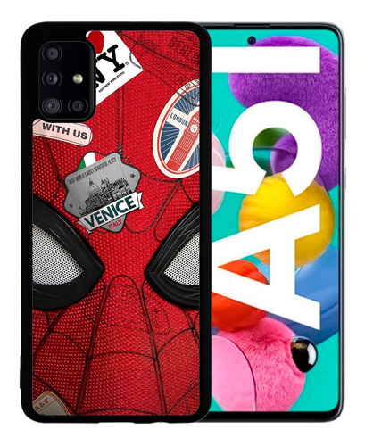 Funda Galaxy A51 Spiderman Lejos De Casa Uso Rudo Tpu / Pm 