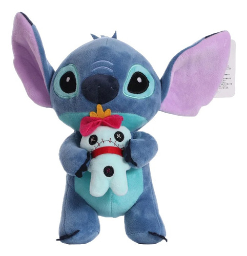 Peluche Stitch Y Scrump 24 Cms Felpa Buena Calidad 