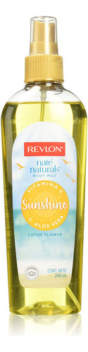 Loción Revlon Sunshine Naté Nat Body Vit E Aloe Vera Perfume