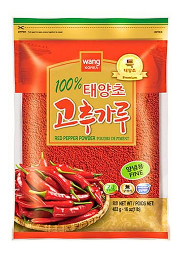 Pimienta Roja Coreana En Polvo Fino, 1.0 Libras