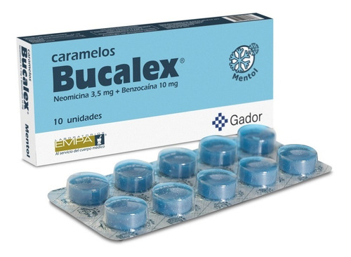 Bucalex 10 Caramelos