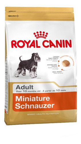 Imagen 2 de 2 de Alimento Royal Canin Breed Health Nutrition Miniature Schnauzer para perro adulto de raza mini sabor mix en bolsa de 3 kg