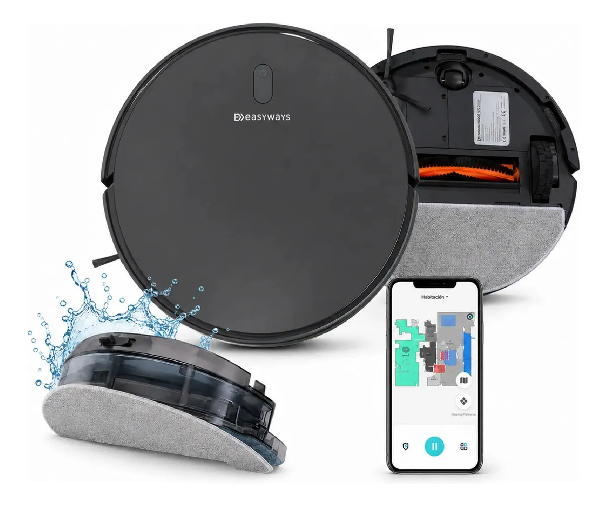Aspiradora Robot Smartclean Lite Easyways Negro