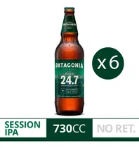 Comprar Pack X6 Cervezas Kilometro 24.7 En Botella 4380ml Patagonia
