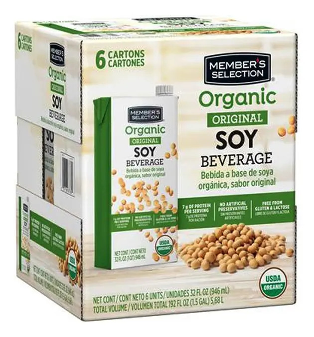 Bebida Leche De Soya Organica 946ml X 6 - Ml