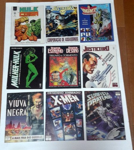 Graphic Marvel 1 A 17 Coleção Completa 1990 Ed. Abril (Usado)