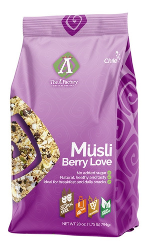 Müsli Berry Love The A Factory 794gr - Sin Gluten