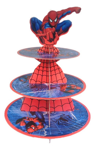 Art.fiesta Cumpleaños Infantil Porta Muffins Spiderman 