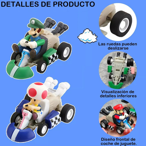 Coches De Fricción Mario Bros Mario Kart Go Kart .