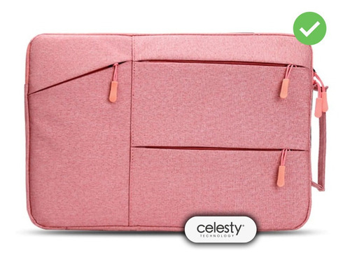 Funda Protectora Rosa Laptop 14  - 15.4  Compatible Macbook