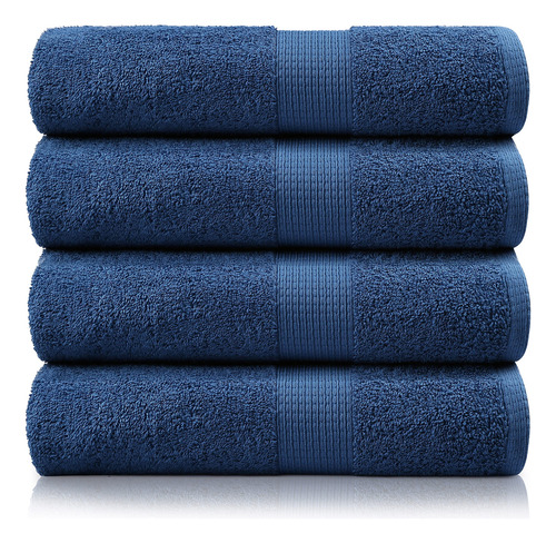 Toallas De Baño De Algodón Alto Absorbentes Juego De 4