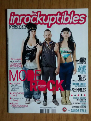 Les Inrockuptibles - Revista Ed. Francesa Cocorosie 2008