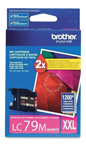 Cartucho De Tinta Brother Original Lc-79m Magenta (oem) 