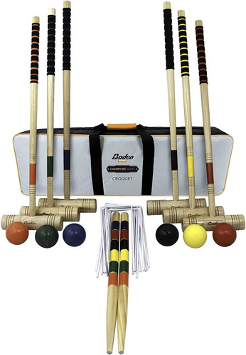 Juego De Croquet De Baden Para 6 Jugadores