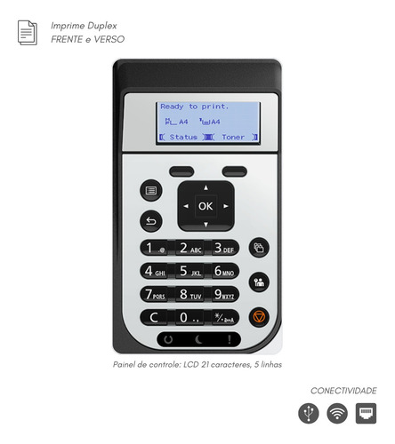 Impressora Kyocera Ecosys Pa4500x Pa4500 Laser Monocromática
