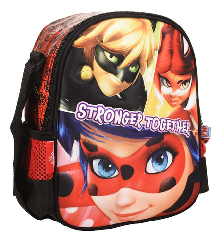 Lonchera Niña Lady Bug Con Correa Ajustable 100% Original