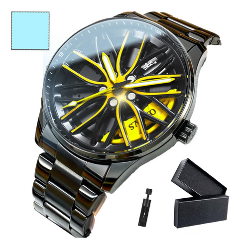 Reloj De Cuarzo Giratorio De Moda Para Hombre