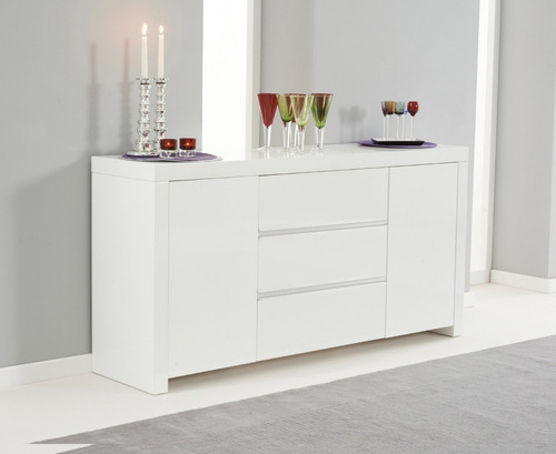 Imagen 4 de 6 de Mueble De Aparador En Madera Lacada Ref: Seli