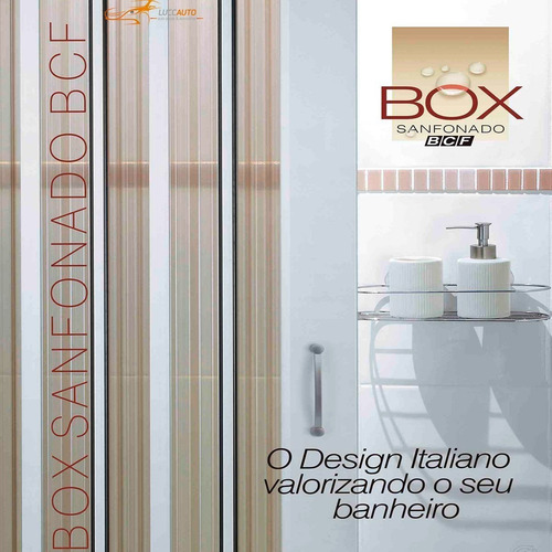 Box Sanfonado Translucido 83x83 1,85 M - Extraordinário