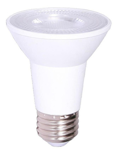 Foco Led Par20, Luz De Dia, Terminado Blanco, Base E27, 7w