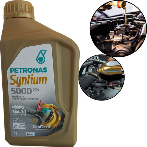 1 Litro Óleo Motor Sintético Petronas 5w30 Syntium 5000 Xs