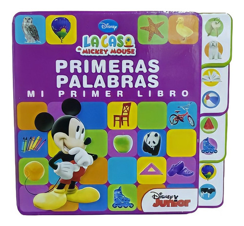 Libro Didactico Infantil Mickey Palabras 17cm Novelty