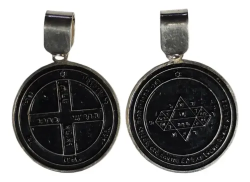 Colgante De Plata De Ley 925 - Segundo Pentáculo De Júpiter Talismán Para La Prosperidad
