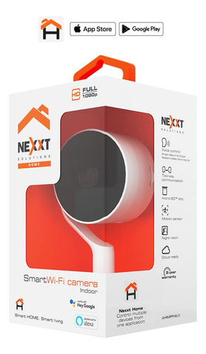 Nexxt Camara Inteligente Para Fija Hd 1080p Vision Nube