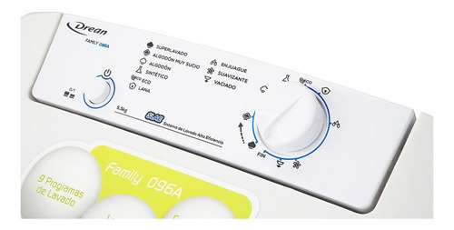 Imagen 4 de 4 de Lavarropas semiautomático Drean Family 096 A blanco 5.5kg 220 V
