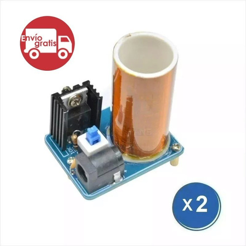 2 X Mini Bobina De Tesla, Para Proyectos Diy Envío Gratis