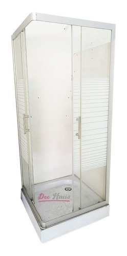 Shower Door Vidrio Templado 90x90x200 Cm Venecia  Dechaus 