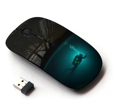 Koolmouse [optical 2.4g Wireless Mouse] [scuba Diver Diving