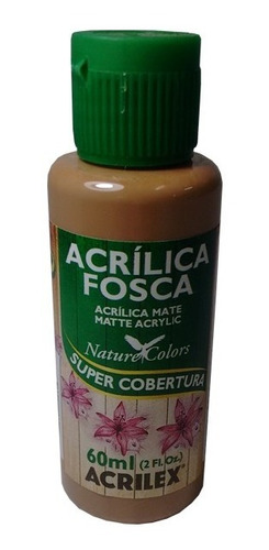 Tinta Acrílica Capuccino Fosca Acrilex Artesanato (60 Ml)