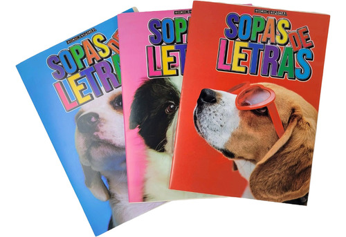 Sopas De Letras Pack De 3 Libros En Español 90 Paginas 