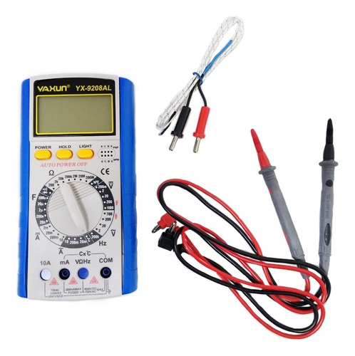 Tester Digital Yaxun Yx9208al Multimetro Medidor Tecnicos