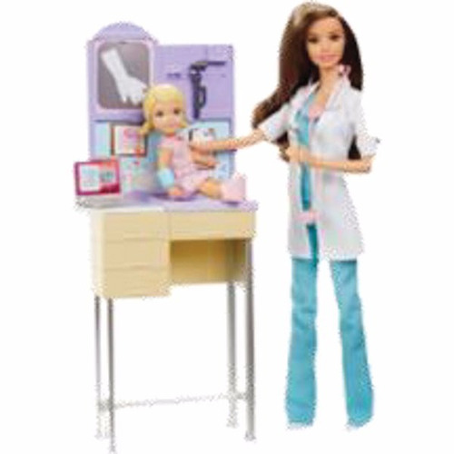 Barbie Profissoes Medica Dentista - Mattel