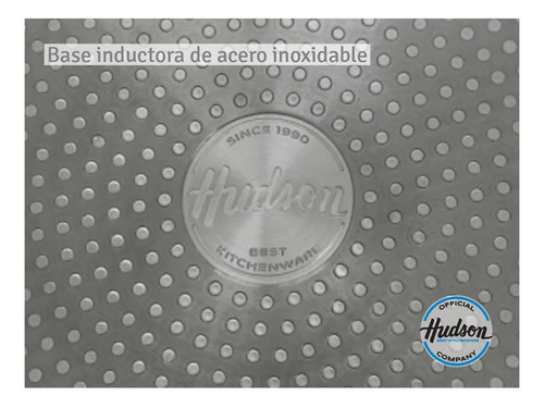 Cacerola Aluminio Forjado Granito Azul Tapa De Cristal 24 Cm