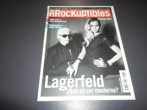 Inrockuptibles 169 Lagerfeld Kate Moss Stan Lee Jack White