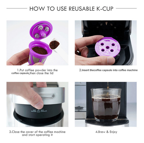 2 Filtros De Cápsulas De Café, Cápsulas De Café Reutilizable