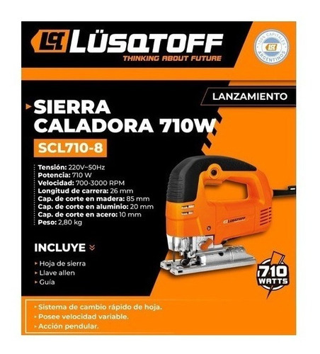 Sierra Caladora Lusqtoff Vel Variable 710w (ing Maschwitz)