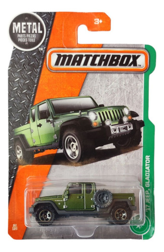Jeep Gladiator 2017 4x4 Matchbox Original