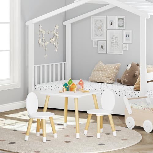 Juego De Mesa Infantil Con 2 Sillas Utex Para Niños Pequeños